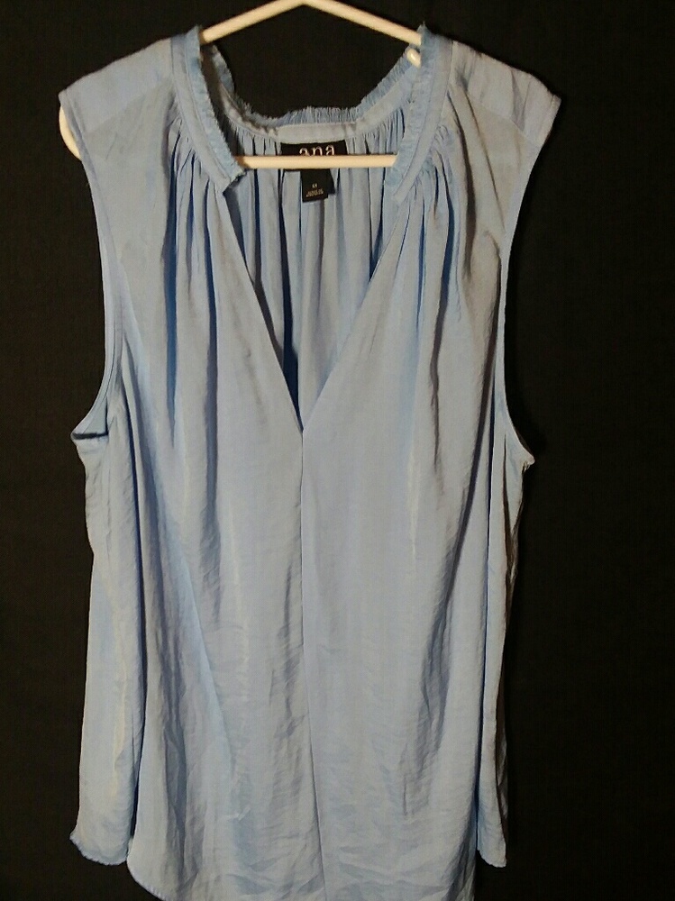 a.n.a sheer sleeveless camo top